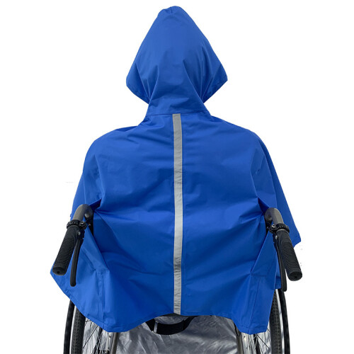 Wasserdichter Poncho-Überzug für Rollstühle Blue 1