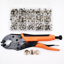 Edelstahl-Druckknopf-Werkzeugsatz, 60er-Pack
