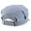 Curved Brim Engineer Cap Stripy Cotton-Children light blue 1