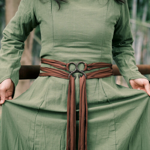 Fantasy Themed Metal Belt Long Wrap Costume Accessory-bronze 2