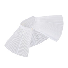 Detachable Collar Set Practical Polyester-White accordion shaw
