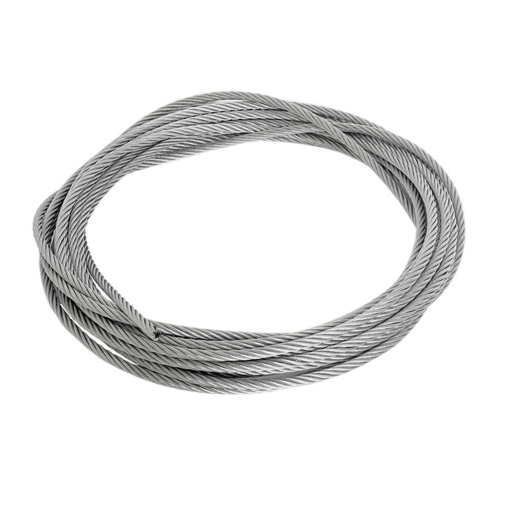 Wire Rope, Pvc Coated Wire Rope Flexible Cable Clothesline 0.5/0.8/1/2/3/4/5/6/7/8Mm(20 Meter,Diameter 1.2Mm) Diameter 1.2Mm 20 Meter 9189345815430