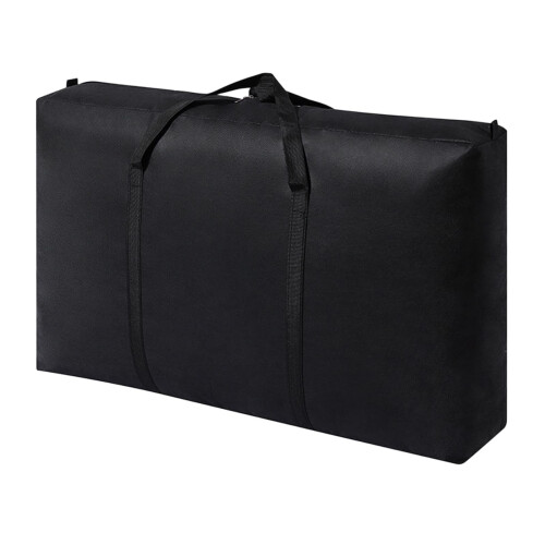 Thickened Storage Bag Under Bed Storage for Clothes (Black, 180L)