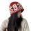 Pullover Knit Head Wrap Beanies Soft Thicken Hat for Women-Red 1