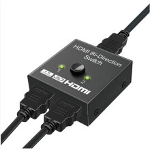 HDMI Switcher 2 in 1 Out/1 in 2 Out, 8K@60Hz, HDR for PS5, Xbox, HDTV Plug Play