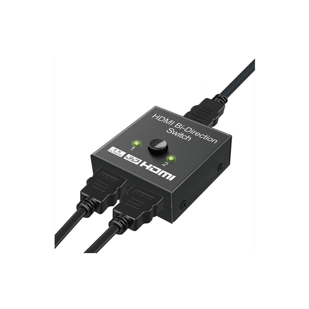 HDMI Switcher 2 in 1 Out/1 in 2 Out, 8K@60Hz, HDR for PS5, Xbox, HDTV  Plug  Play