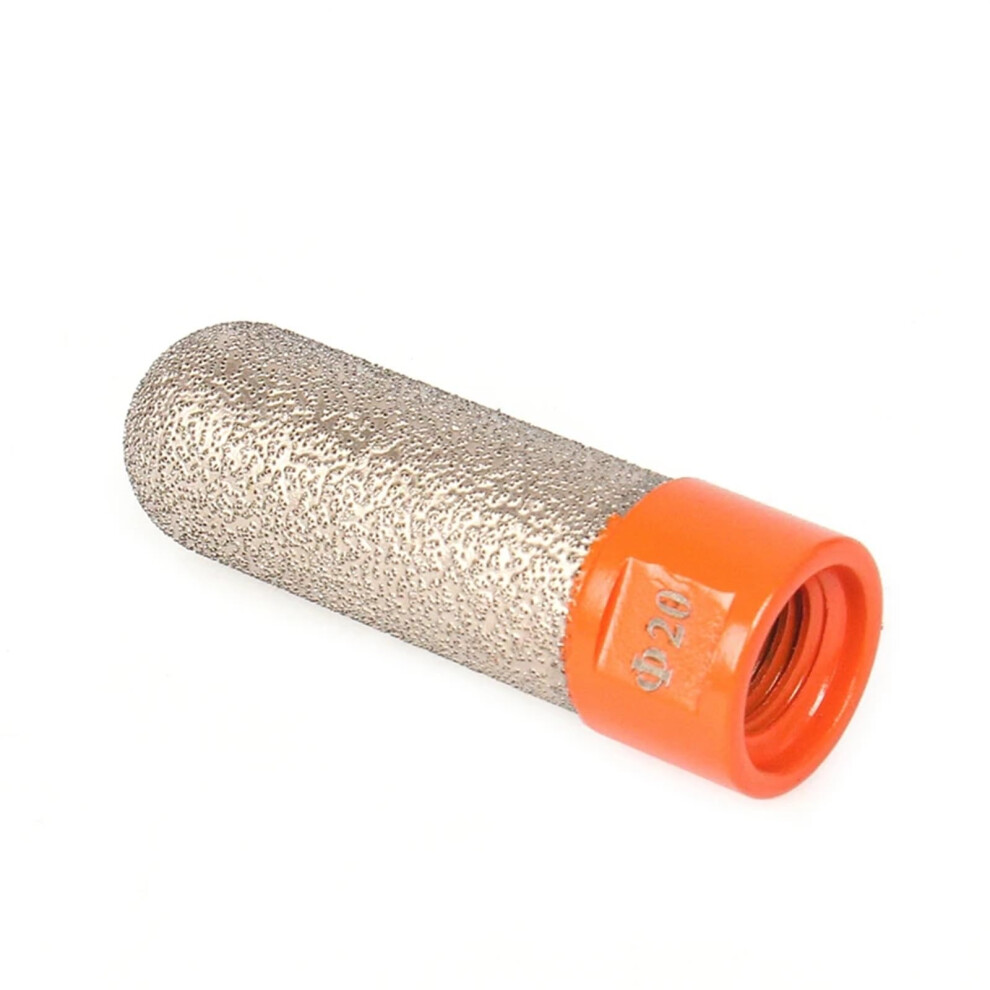 1Pcs 20Mm Angle Grinder M14 Thread Vacuum Brazed Diamond Finger Bits Ball For Marble Ceramic Tile Granite(M14 Finger Bit) 9189345815805