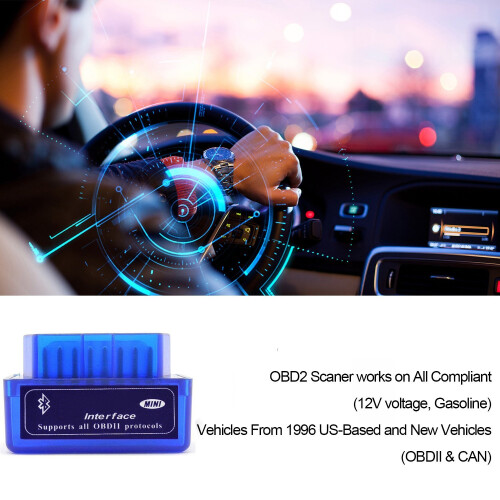OBD-II Mini Fehlercode Diagnosegerät V. 2.1 - Bluetooth 2.0 2