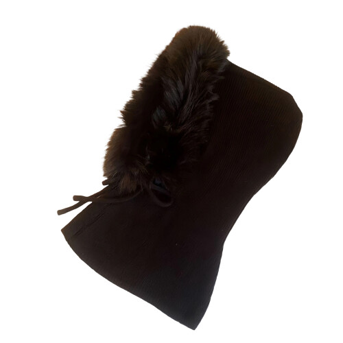 Stylish Cap Beanies Warm Trapper Hat Warm Hat Unisex-Black
