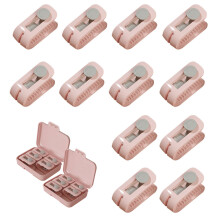 Fixador de Edredom de Plástico, Suporte para Lençol com Faixa Antiderrapante para Fixação Segura, Estampa de Crisântemo, Material ABS Durável,