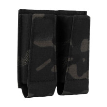 Open Molle Double 9MM Mag Pouch,Tactical Molle Pistol Magazine Pouch For Military Belt Carrier Hunting Airsoft Holster BCP 9x9.7x2cm