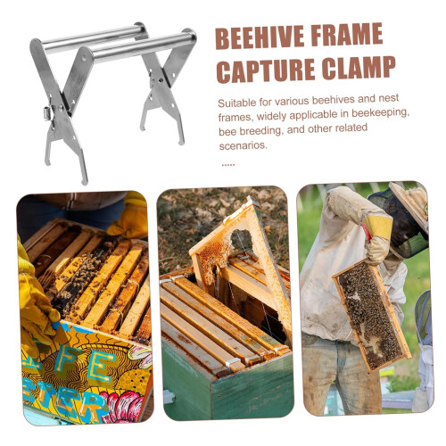 Bee Hive Frame Clip Beekeeping Tool Bee Hive Frame Connector Stainless Steel 2