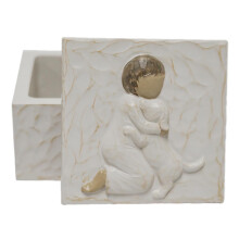 Pet Urn, Pet Urn Resin Urn, Memory Box Urns, Waterproof Keepsake Funeral Ash Box, Pet Memorial Keepsake Urns for Ashes Hund