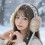 Deer Pattern Earmuffs Soft Plush Ear Protectors For-Bow tie 3