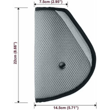 Driehoekige veiligheidsgordelversteller, gordelversteller voor kinderzitje voor stabiliteit en veiligheid, hoogwaardig ademend mesh-materiaal,