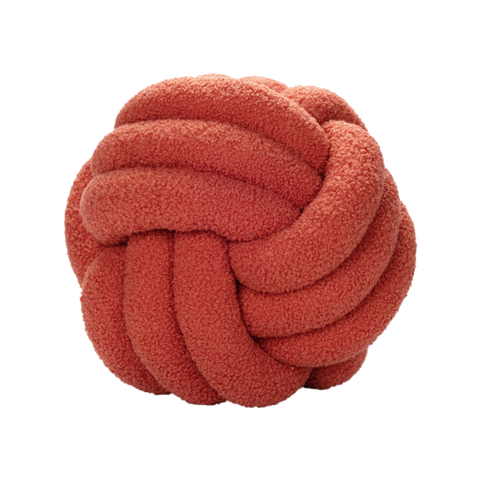 Knot Ball Pillow, Round Decorative Throw Pillows Cushion, Soft Plush Knotted Pillows with Hand-Woven Texture, Modern Home Throw Decorative Cushion for
