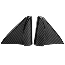 Cubierta decorativa del pilar A interior del parabrisas, embellecedor triangular fabricado con plástico ABS duro de primera calidad y acabado con