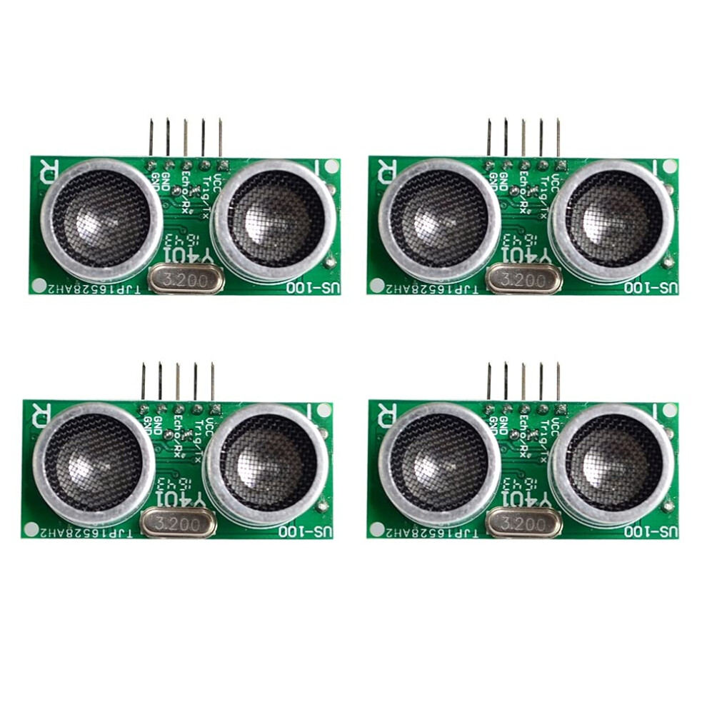 4Pcs Us100 Ultrasonic Sensor Module Dc 2.4V5v With Temperature Compensation Range Distance 9412369731036
