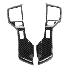 Embellecedor brillante para el interior del coche, cubierta de volante de plástico ABS de alta calidad para Toyota Tacoma 2016-2020, acabado en
