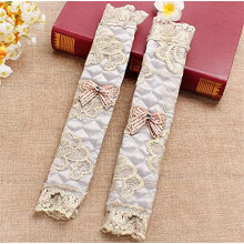 Fridge Door Handle Cover Cotton Refrigerator Handle Gloves (Color : Silver grey)