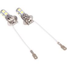 Lâmpadas LED âmbar para piscas automotivos, LED 5050 9SMD de baixo consumo com opção de branco xenon 6500K, para luzes de ré, freio e lanterna