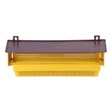 Removable Pollen Trap with Ventilated Pollen Tray for Beekeeping Yellow Plastic Pollen Collector and Easy Installation Pollen Tray Entrance Tool