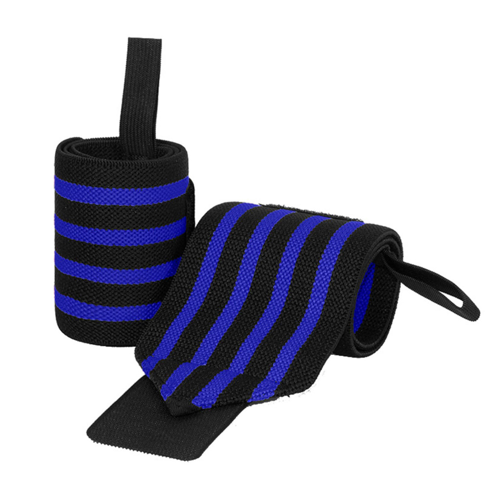 Blue Multifuntional Sports Wristbands Outdoor Running Wristband Nylon Texture For Gym Workouts And Athletic Event Navy