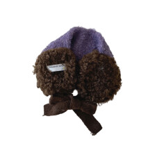 Soft Knit Lined Children Ear Muffs Ages 3 to 12 Gentle-Purple