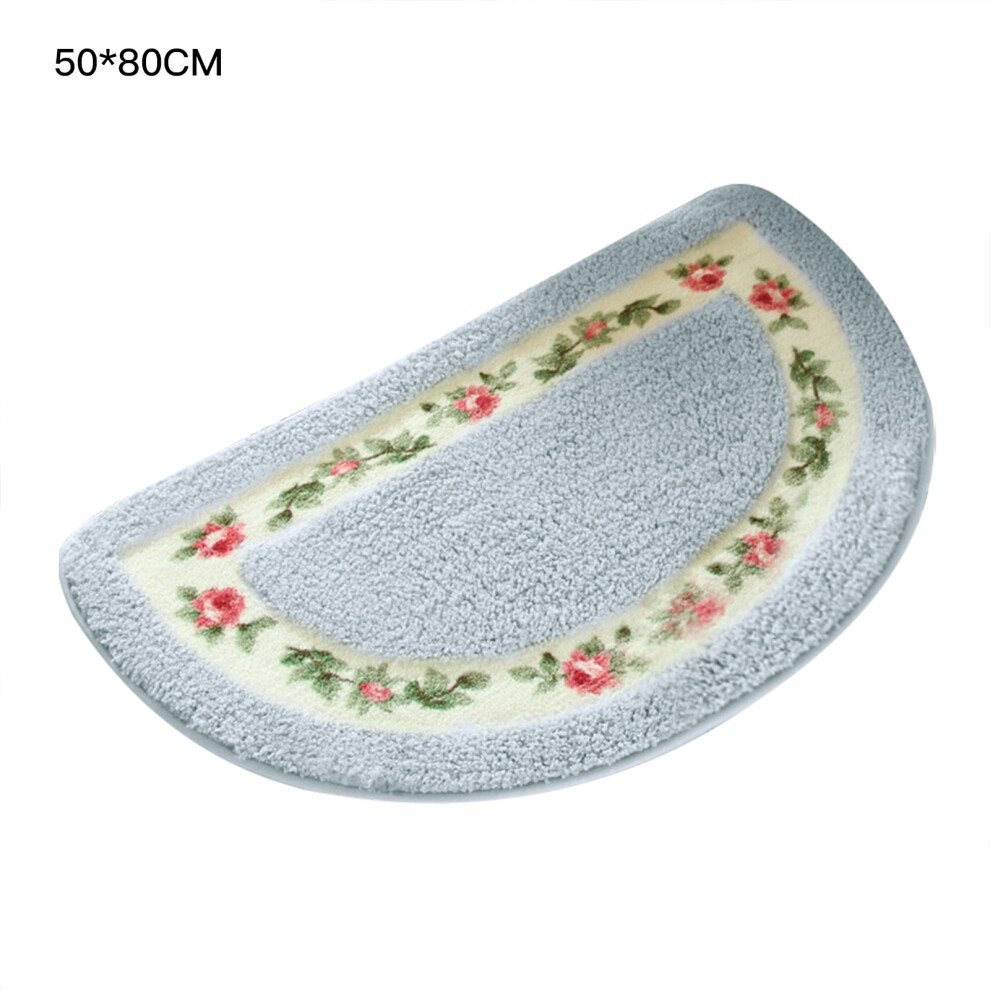 Shaggy Bath Mat for Bathroom Floor, Washable Microfiber Absorbent Non Slip Mat Soft Plush Carpet Rug, Latex Backing Water Absorbent Doormat for Tub Si