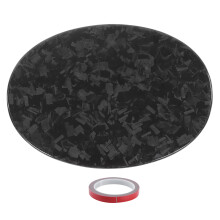 Slagvaste brandstoftankafdekking van koolstofvezel voor autoliefhebbers. Uitstekende bescherming, lichtgewicht en UV-bestendige epoxycoating.