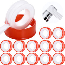 PTFE Sealing Tape Thread Sealing Tape Teflon Tape Sealing Tape Water Pipe Industrial Sealant Tape 12 mm x 18 m Plumbing Taps White