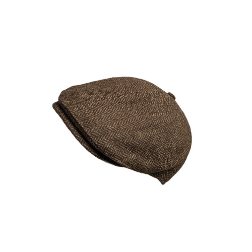 Wool Beret with Wind Protection and Warmth Design-Coffee color