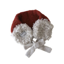 Fashionable Ear Covers for Girls Warm Soft Ages 3 to 12-Red