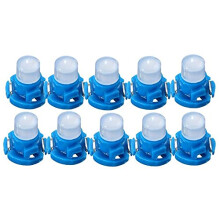10Pcs Car Dash Instrument Base Light Lamp T4.2 COB Car Wedge Dashboard Bulb DC12V Lamp Ref: 6565