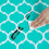 Waterproof Table Protector for Rectangular Tables, Easy to Clean Washable Tablecloth, PVC Flannel Back Elastic Edges Cover for Dining Kitchen Patio Us 6