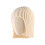 Trendy Wig Hat Including Earflaps and Knit for Cold-Beige 1