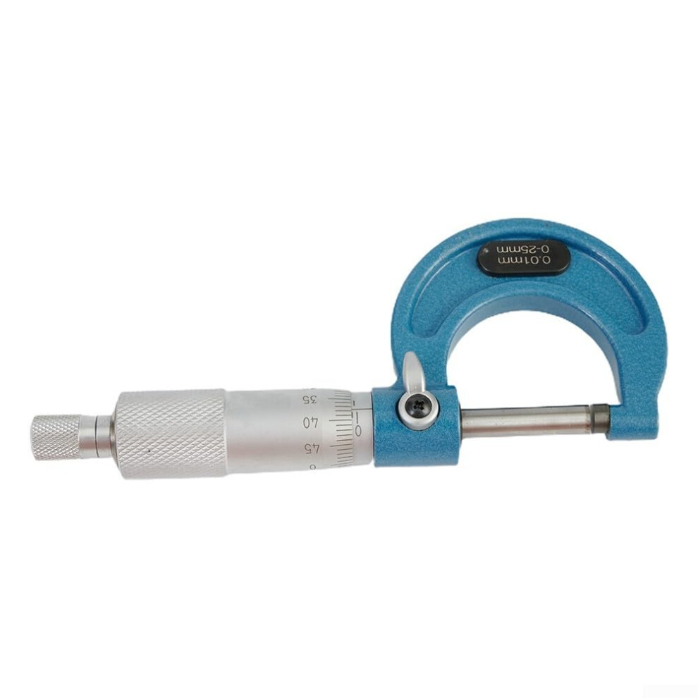 Sturdy Outside Micrometer With 0 100Mm Measuring Range, 0 0001 Accuracy And Includes Calibration Rod For Enhanced Measurement (025Mm(0.01)) 9412369757074