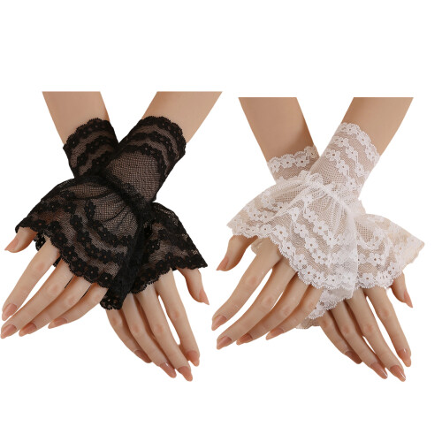 Fashionable Sleeve Covers For Hand Modeling Breathable-White 1