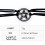 Long 135cm Metal Belt Star Pattern Buckles for Fast-Black 3