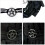 Long 135cm Metal Belt Star Pattern Buckles for Fast-Black 6