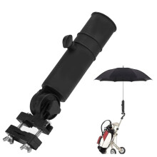 Golf Umbrella Holder Black Golf Umbrella Stand Golf Accessories Suitable for Golf Cart Umbrella with Rounded Handle, Black