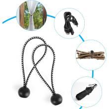 Boules élastiques robustes et flexibles, corde élastique avec revêtement en polyester de qualité supérieure, pour une fixation sécurisée en