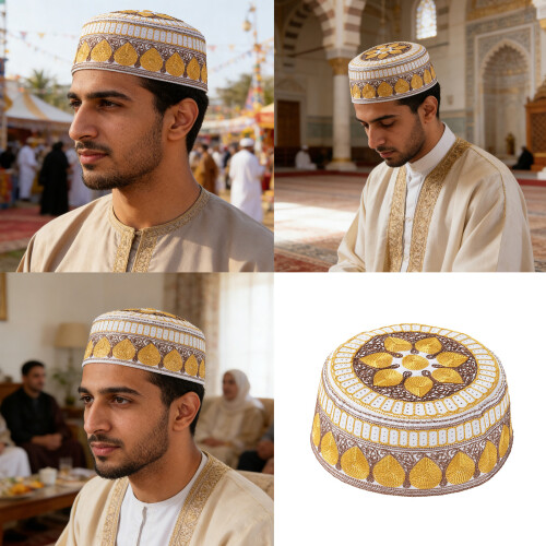 Traditional Yarmulke Hat For Religious Observances-21168 2