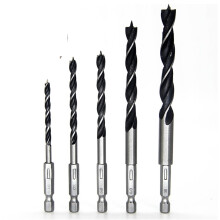 Hex Handle Drill Bit with Three Tips for Wood and Metal Drilling 2pcs 10mm