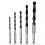 Hex Handle Drill Bit with Three Tips for Wood and Metal Drilling 2pcs 10mm 1