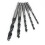 Hex Handle Drill Bit with Three Tips for Wood and Metal Drilling 2pcs 10mm 3