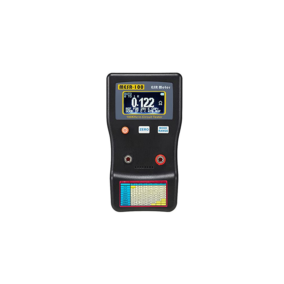 Mesr100 Auto Ranging Esr Capacitor Low Ohm Meter Capacitive Resistance Tester 0.001 To 100 R 9412369731517