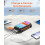 Power Bank με ενσωματωμένα καλώδια φόρτισης, Εξωτερικός φορτιστής για smartphone και tablet, 5