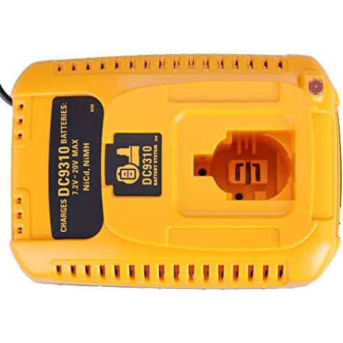 Replacement Battery Charger For 18 Volt Ni-Mh Tools, Featuring Fast Charging And Wide Compatibility, Integrated Microchip Ensures Safe Operation For 1