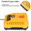 Replacement Battery Charger For 18 Volt Ni-Mh Tools, Featuring Fast Charging And Wide Compatibility, Integrated Microchip Ensures Safe Operation For 3